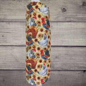 Plastic Bag Holder, Shopping Bag Dispenser With Chickens and Sunflowers